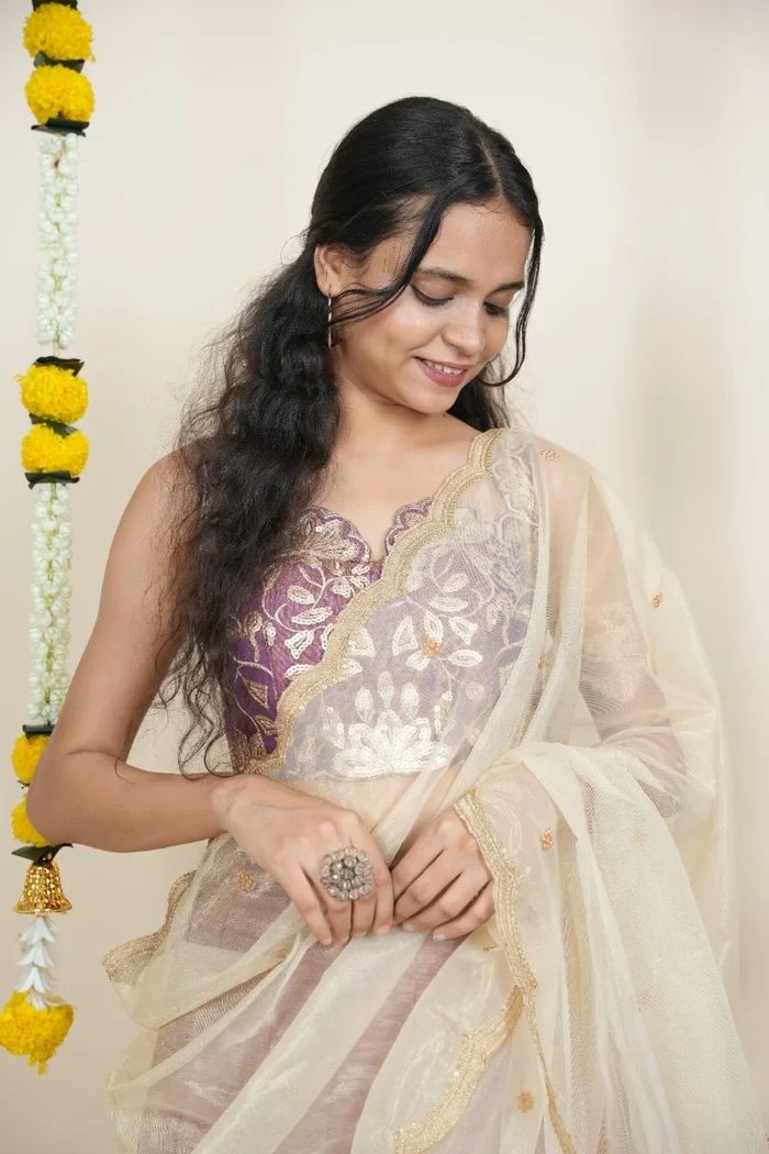 South Indian Festival Traditional Lehenga Choli Mithila - Image 22
