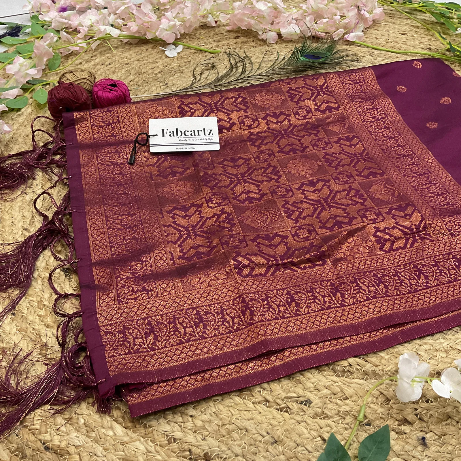 Beautiful Jacquard Woven Design Dupatta for women | Only Dupatta MultiBoxDup - Image 12