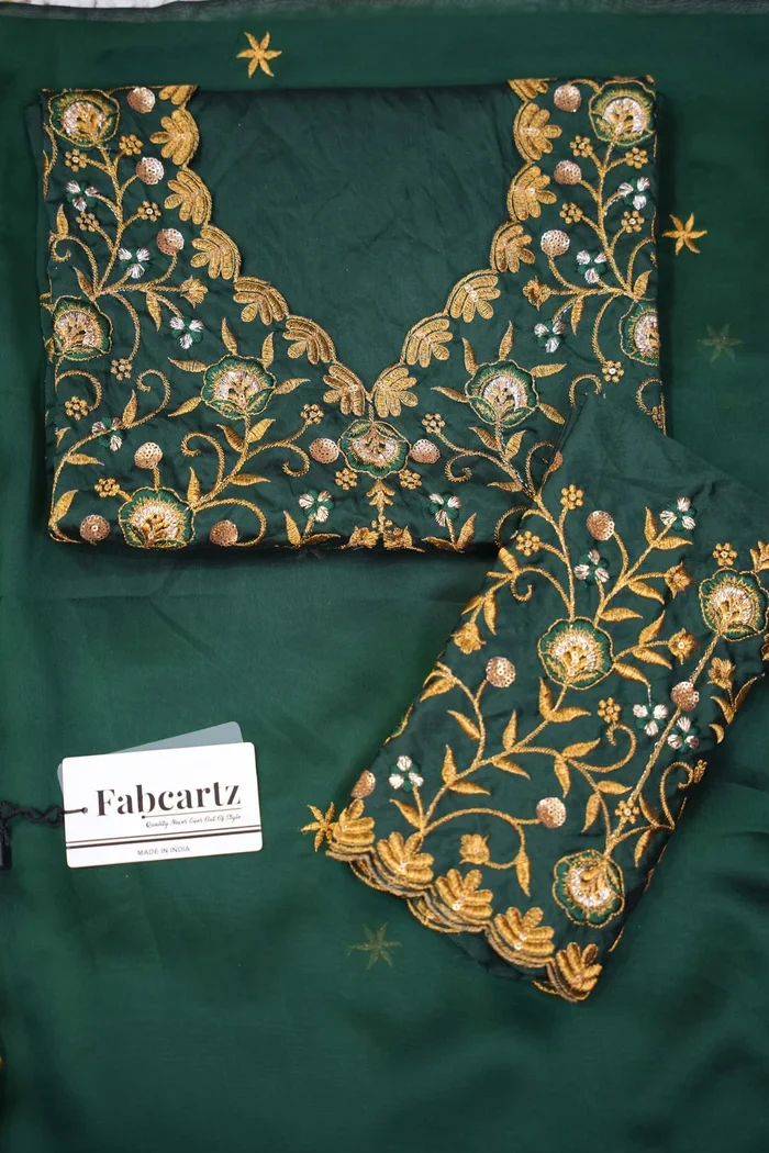 Women's Woven Design zari work Half Saree with Embroidered Blouse and Dupatta Munjyaa - Image 31