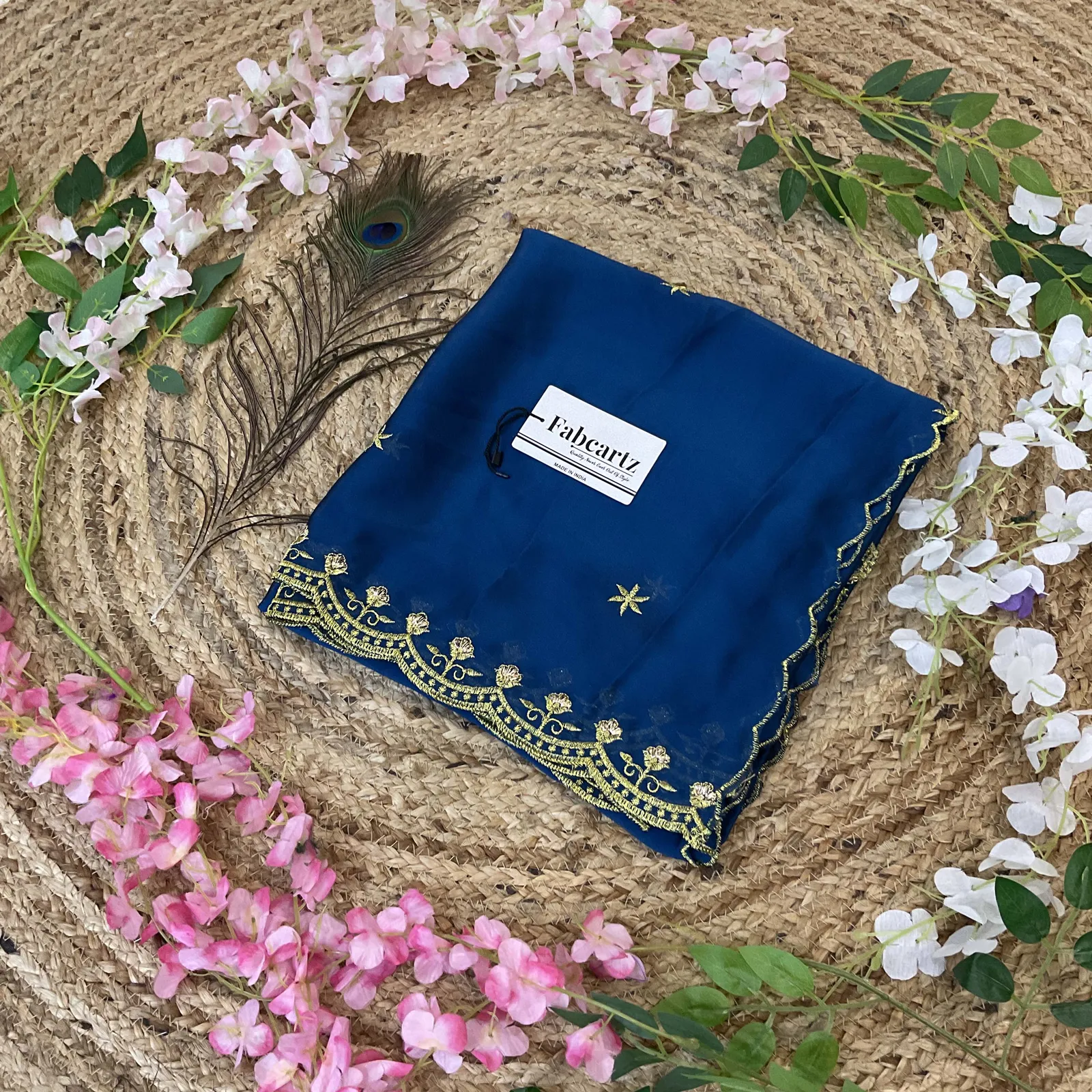 Beautiful Embroidery work Rangoli Dupatta for women | Only Dupatta MunjyaaDup - Image 13