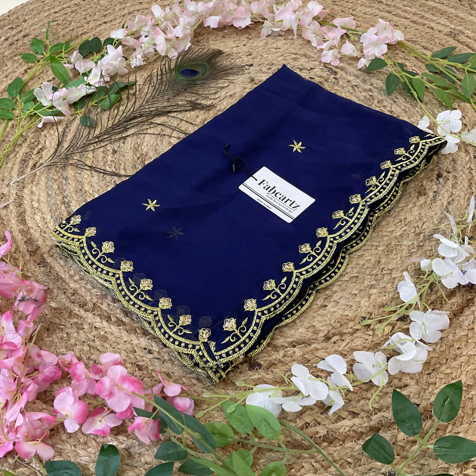 Beautiful Embroidery work Rangoli Dupatta for women | Only Dupatta MunjyaaDup - Image 15