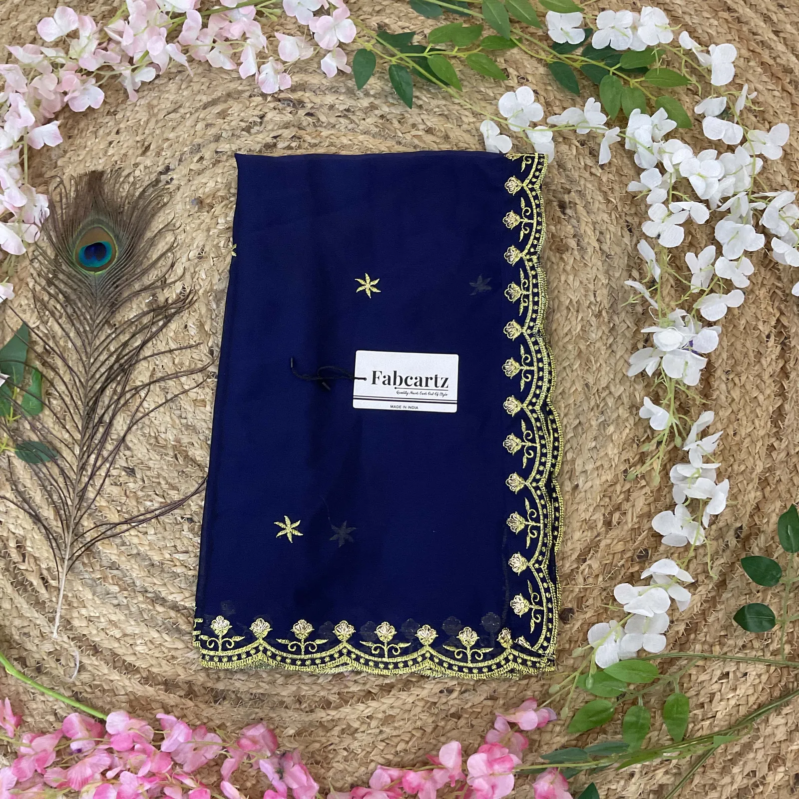 Beautiful Embroidery work Rangoli Dupatta for women | Only Dupatta MunjyaaDup - Image 16