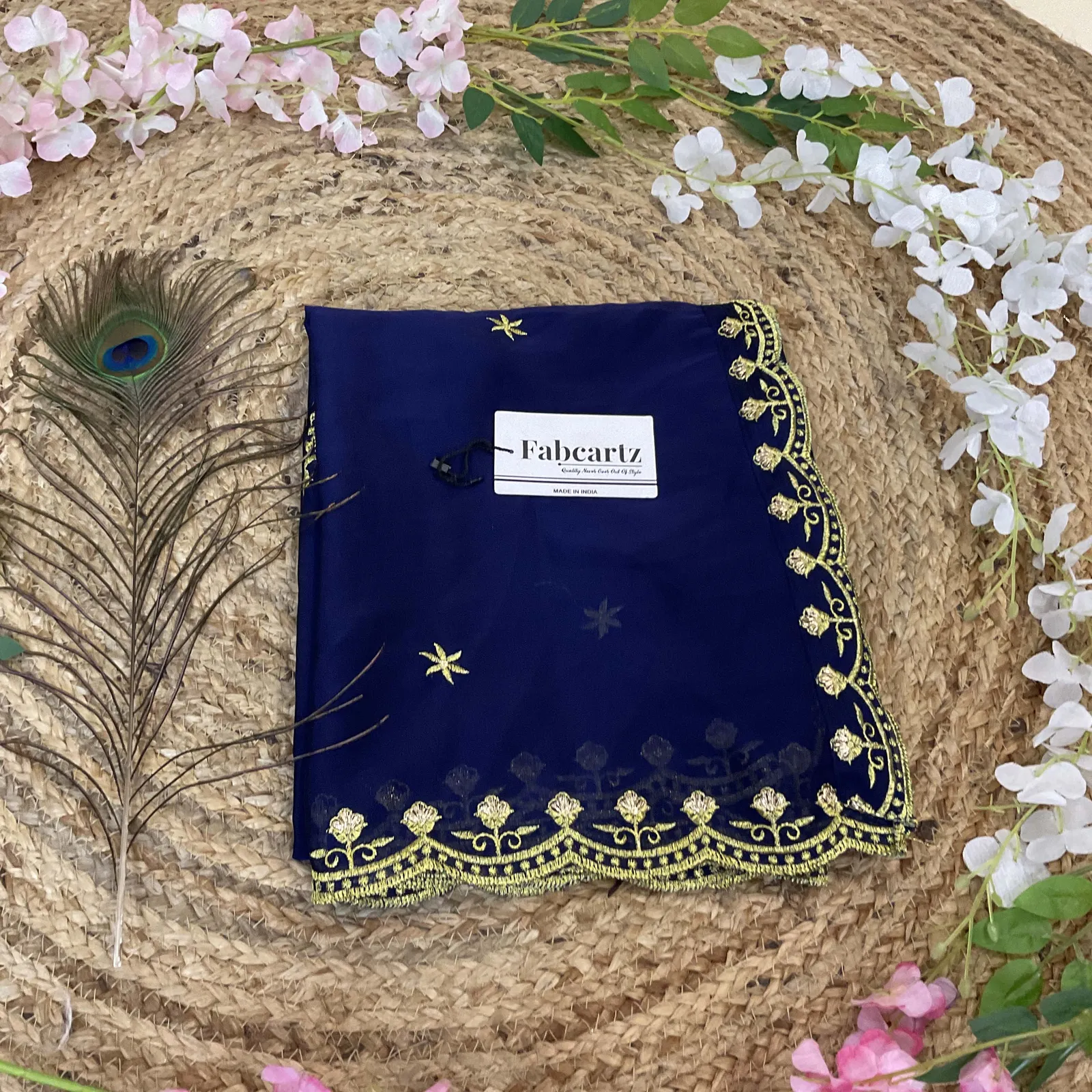 Beautiful Embroidery work Rangoli Dupatta for women | Only Dupatta MunjyaaDup - Image 18