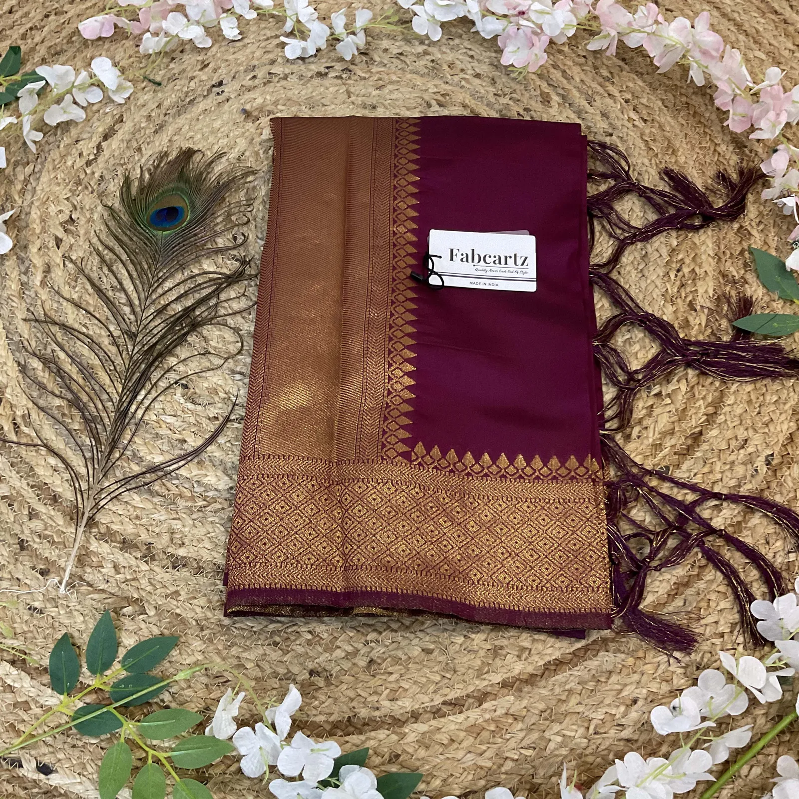 Beautiful Jacquard Woven Design Dupatta for women | Only Dupatta NarayanPetDup - Image 21