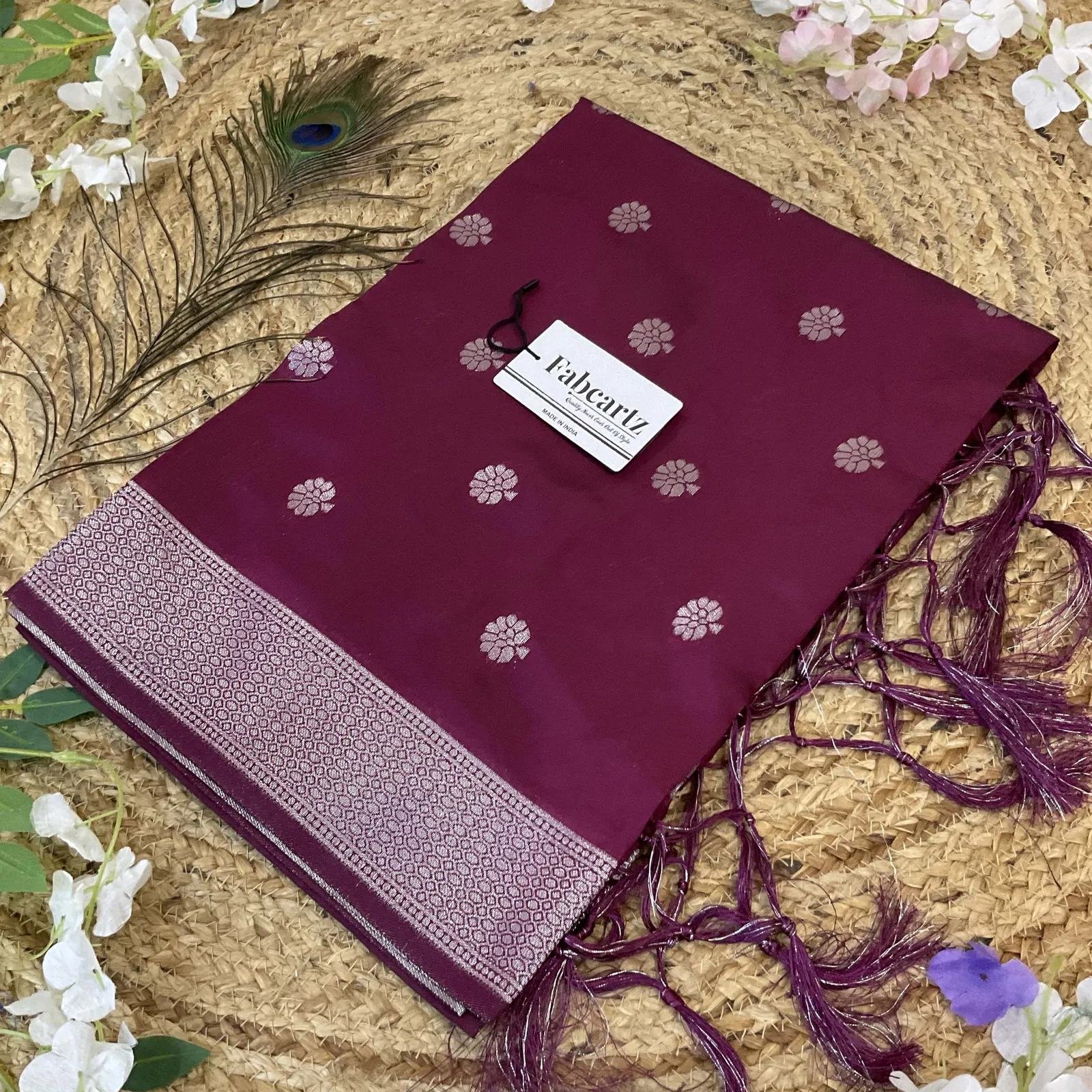 Beautiful Jacquard Woven Design Dupatta for women | Only Dupatta NehalDup - Image 6