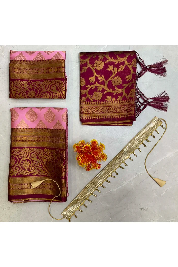 New Kids Traditional South Indian Half Saree AkkuPAttuKids - Image 17