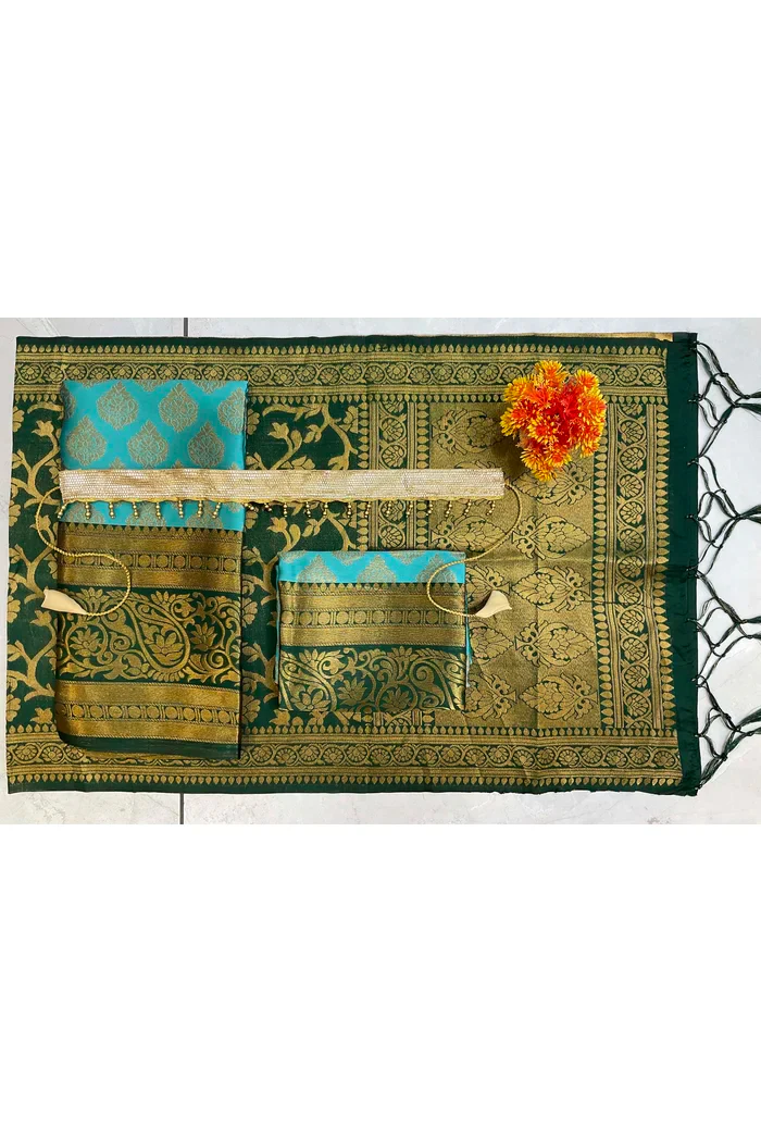 New Kids Traditional South Indian Half Saree AkkuPAttuKids - Image 25