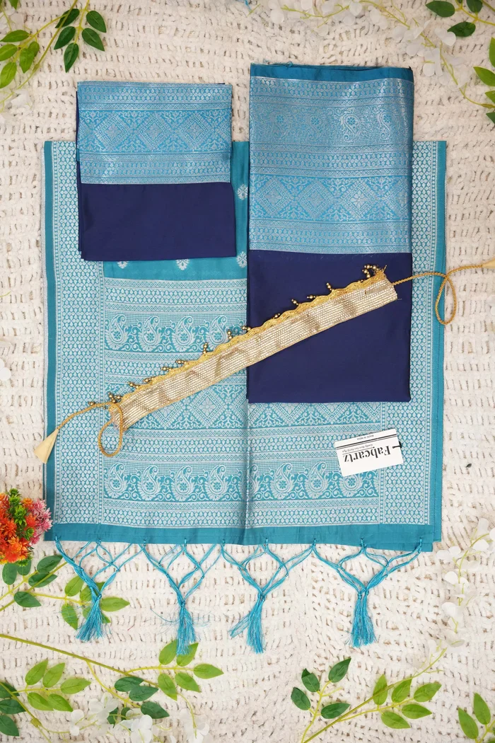 New Kids Traditional South Indian Half Saree  VedPAttuKids - Image 10