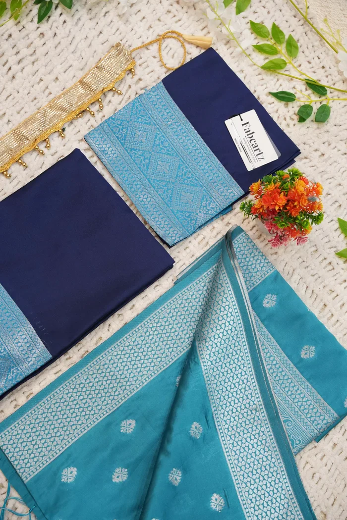 New Kids Traditional South Indian Half Saree  VedPAttuKids - Image 8