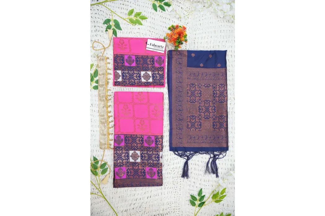 New Kids Traditional South Indian Half Saree MultiBoxKids - Image 2