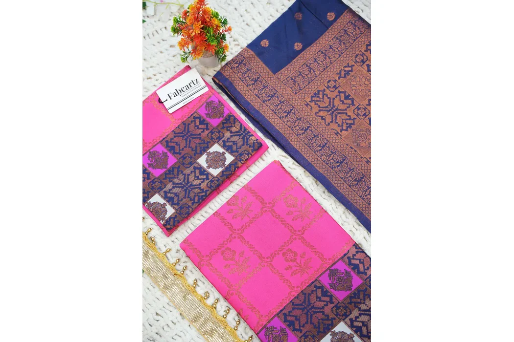 New Kids Traditional South Indian Half Saree MultiBoxKids - Image 4