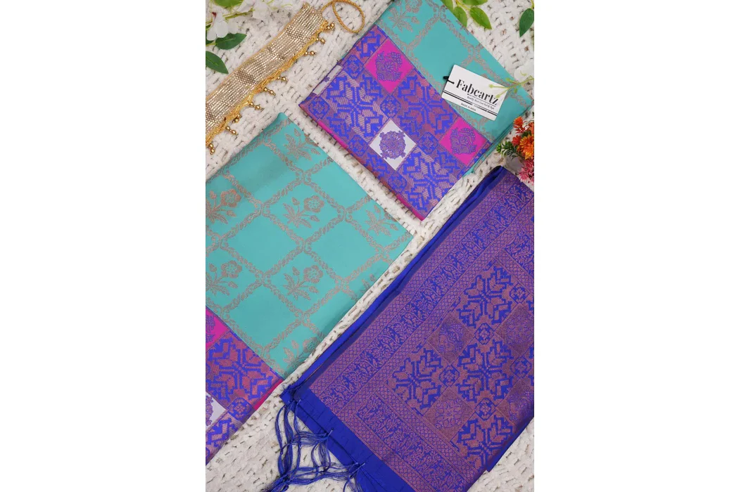 New Kids Traditional South Indian Half Saree MultiBoxKids - Image 9