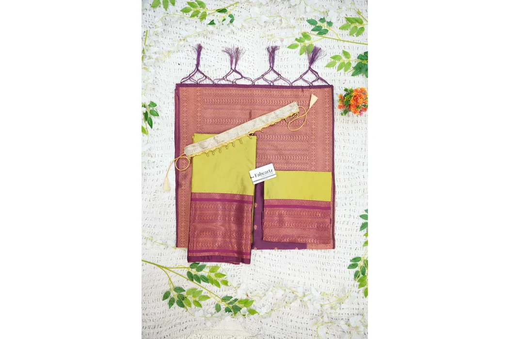 New Kids Traditional South Indian Half Saree AayushiKids - Image 20