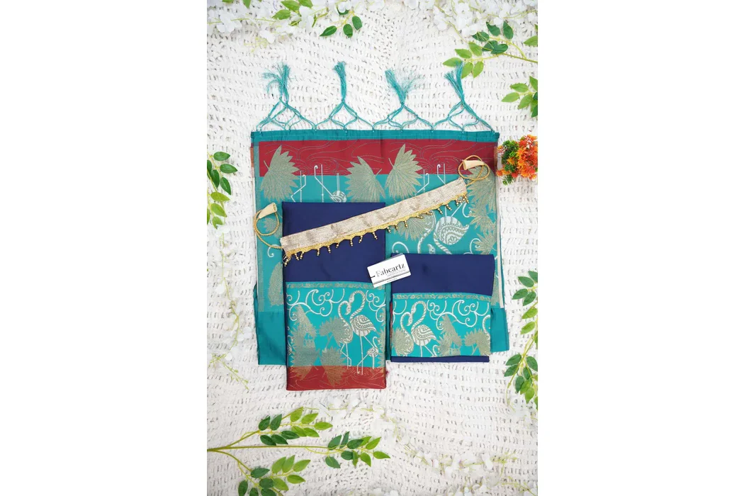 New Kids Traditional South Indian Half Saree HansPAttuKids - Image 29