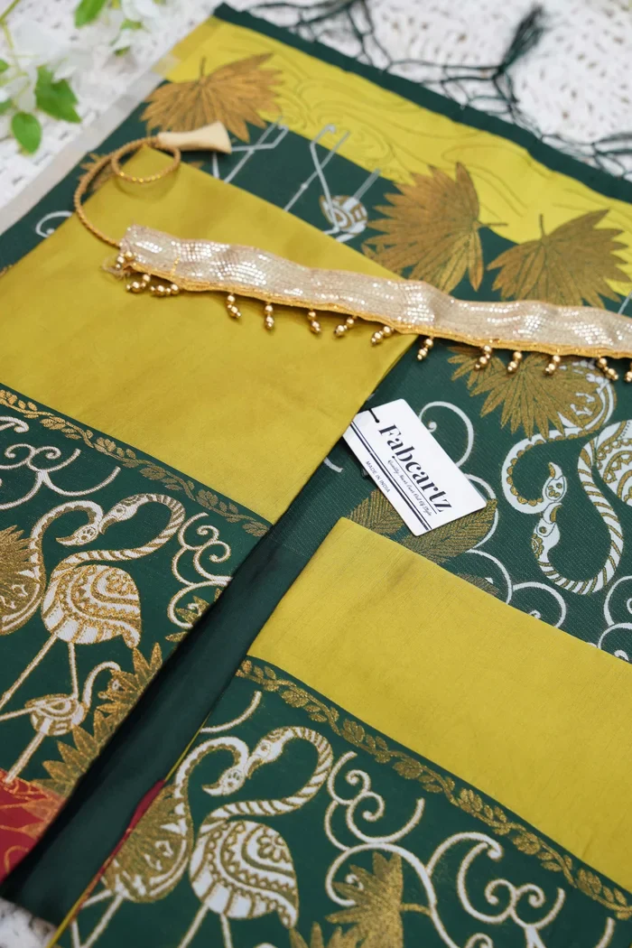 New Kids Traditional South Indian Half Saree HansPAttuKids - Image 7
