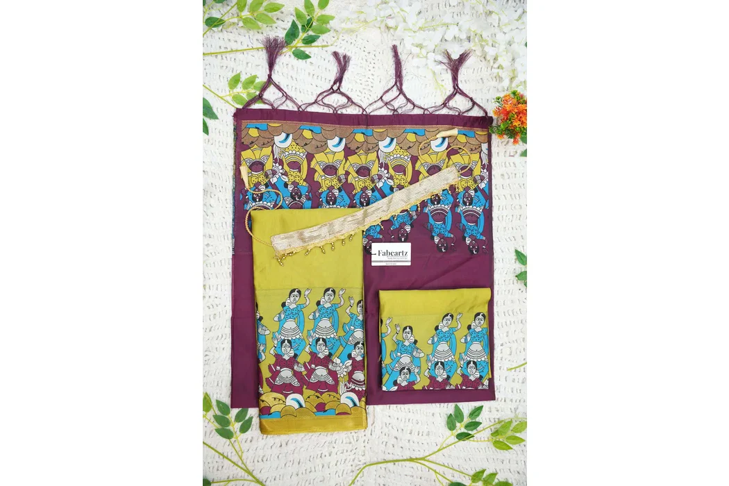 New Kids Traditional South Indian Half Saree DhingliKids - Image 5