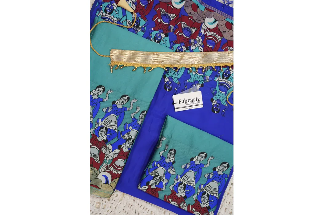 New Kids Traditional South Indian Half Saree DhingliKids - Image 8