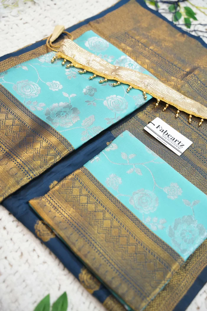 New Kids Traditional South Indian Half Saree ChhaviKids - Image 4