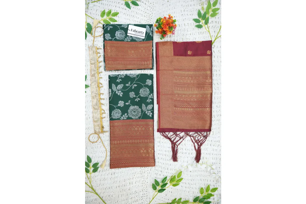 New Kids Traditional South Indian Half Saree ChhaviKids - Image 7