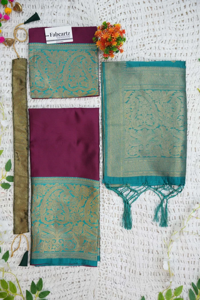 New Kids Traditional South Indian Half Saree Aarvi Kids - Image 26