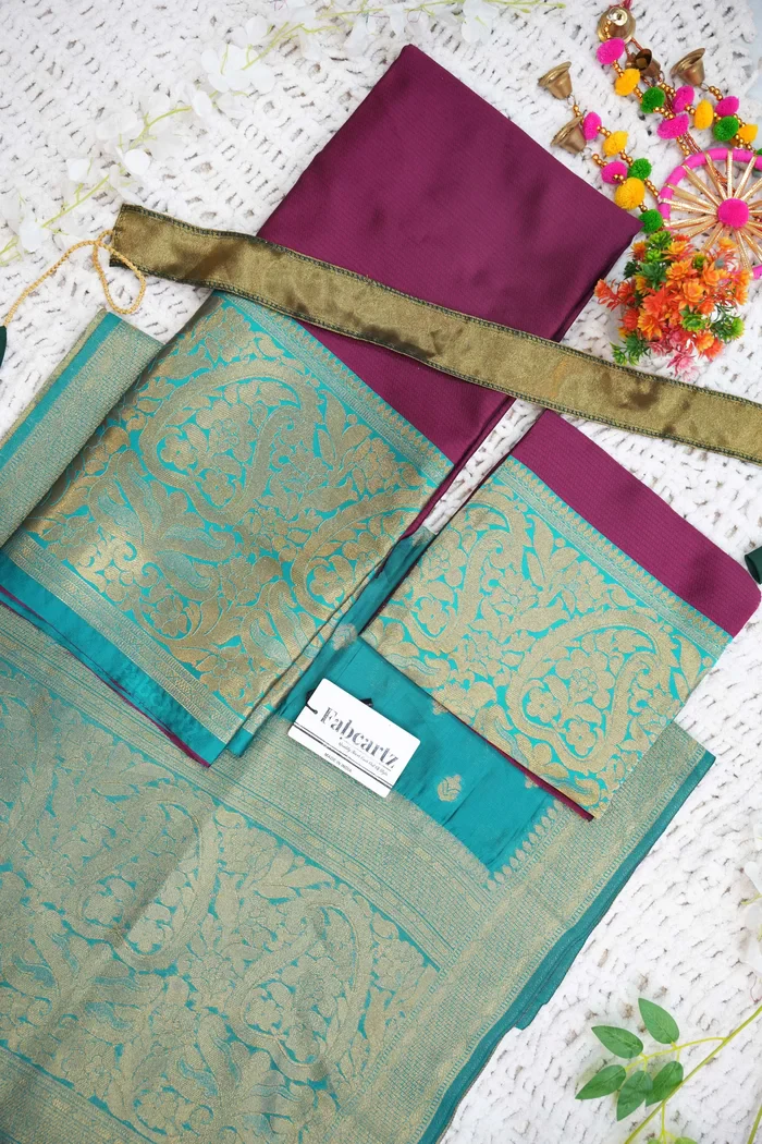 New Kids Traditional South Indian Half Saree Aarvi Kids - Image 30