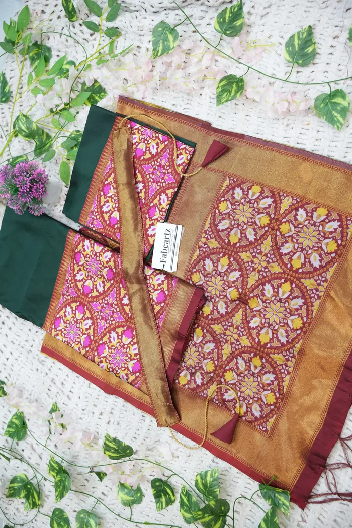 New Kids Traditional South Indian Half Saree GolGolKIDS - Image 11