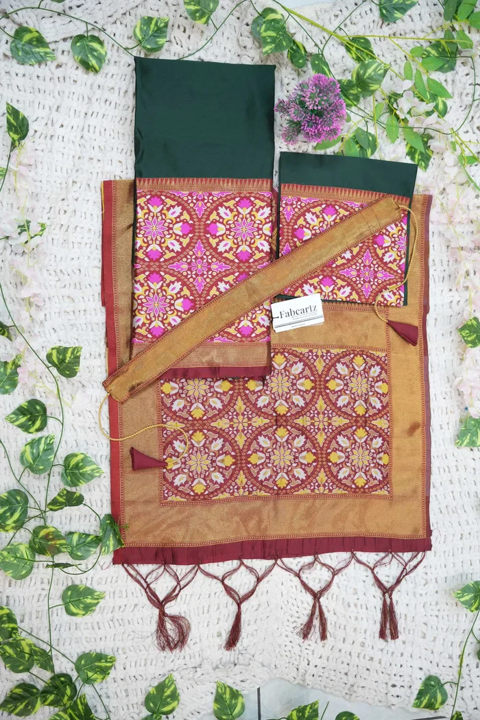 New Kids Traditional South Indian Half Saree GolGolKIDS - Image 12
