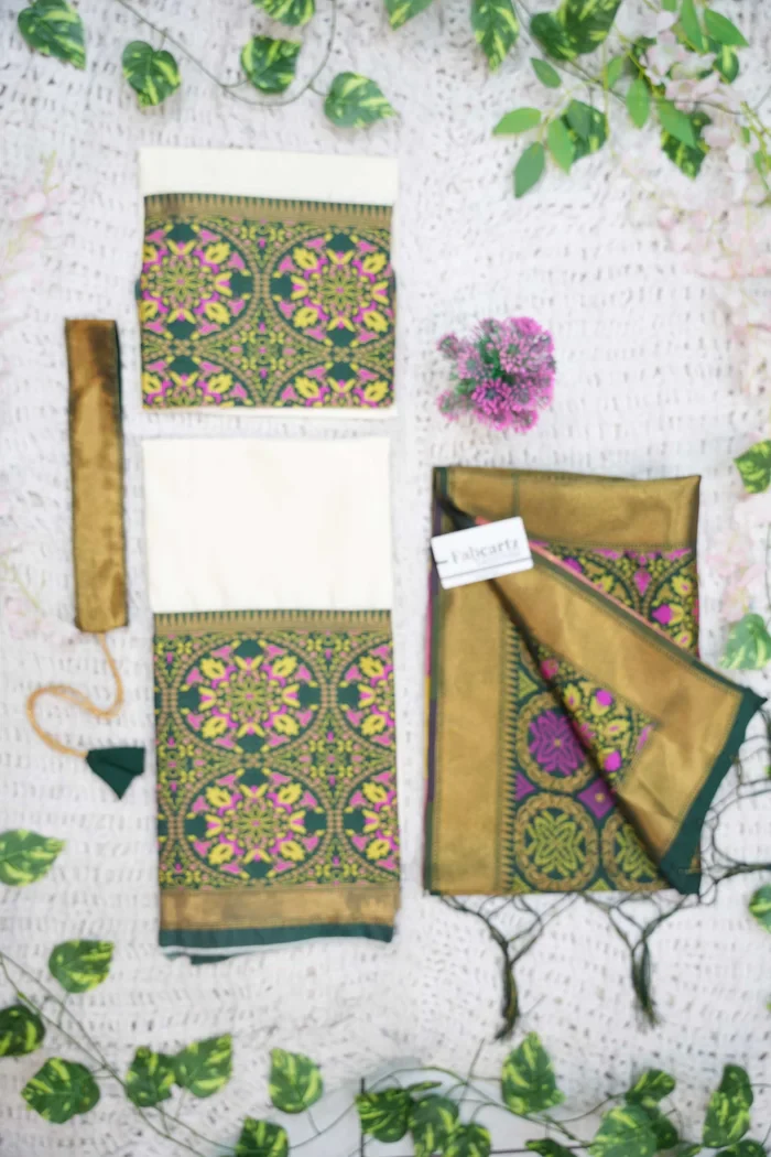 New Kids Traditional South Indian Half Saree GolGolKIDS - Image 21
