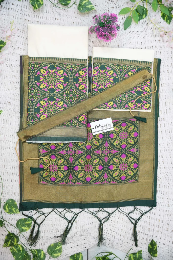 New Kids Traditional South Indian Half Saree GolGolKIDS - Image 23