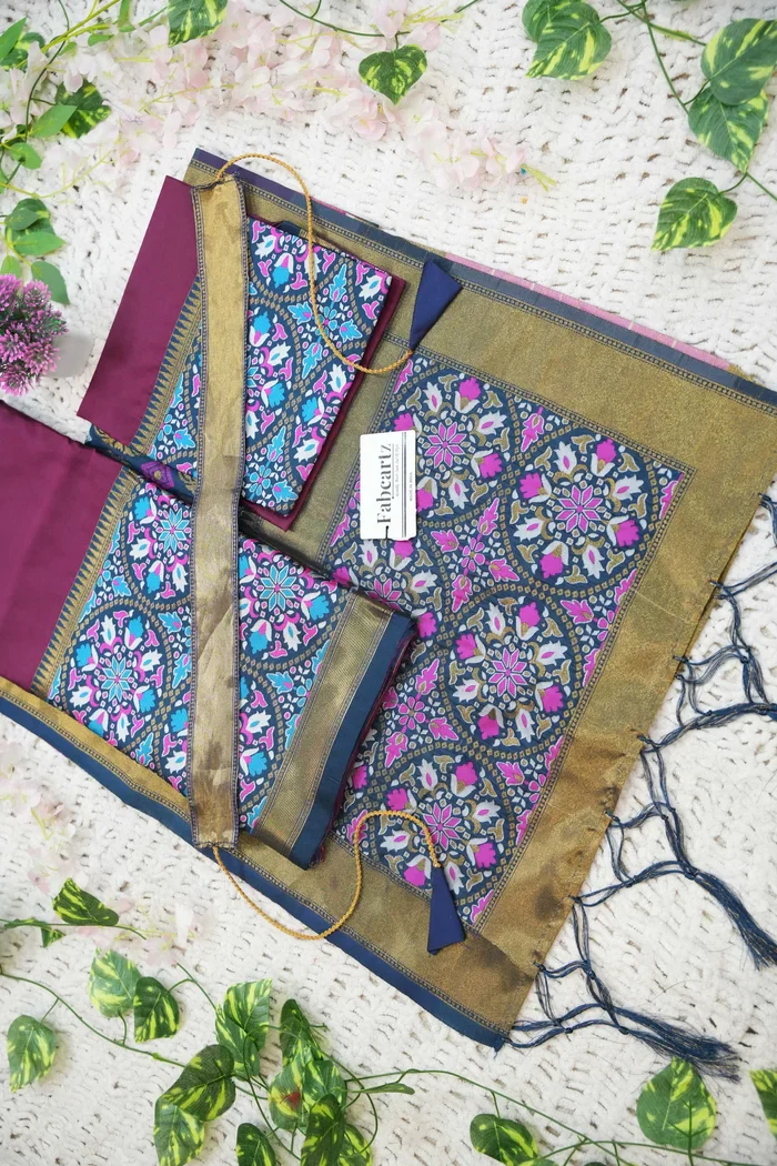 New Kids Traditional South Indian Half Saree GolGolKIDS - Image 29