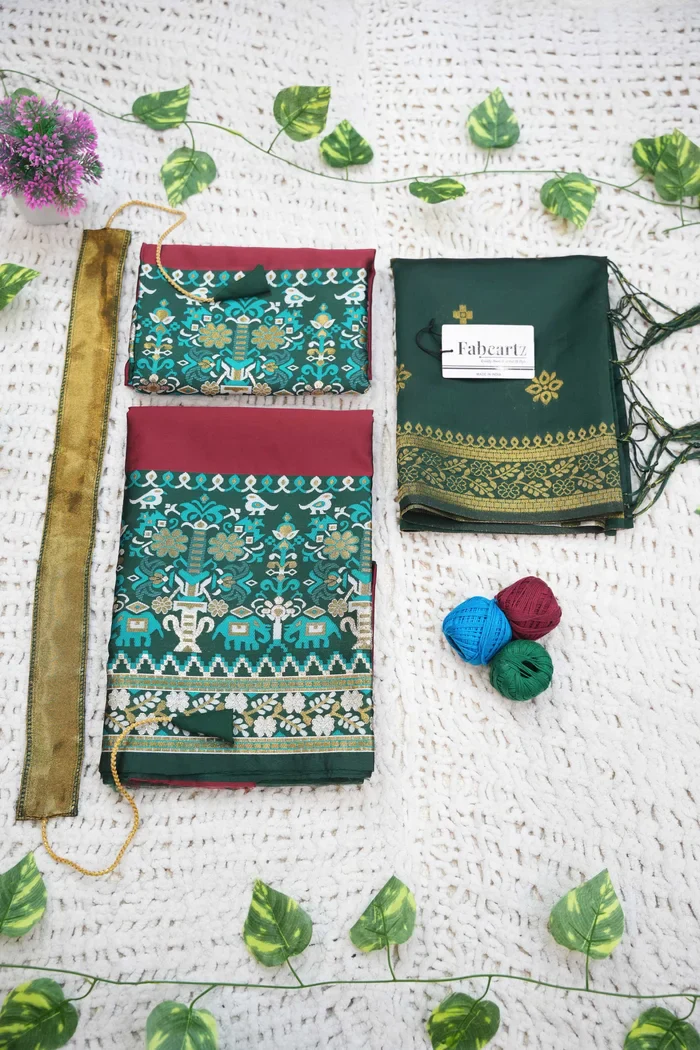 New Kids Traditional South Indian Half Saree JagviKIDS - Image 2