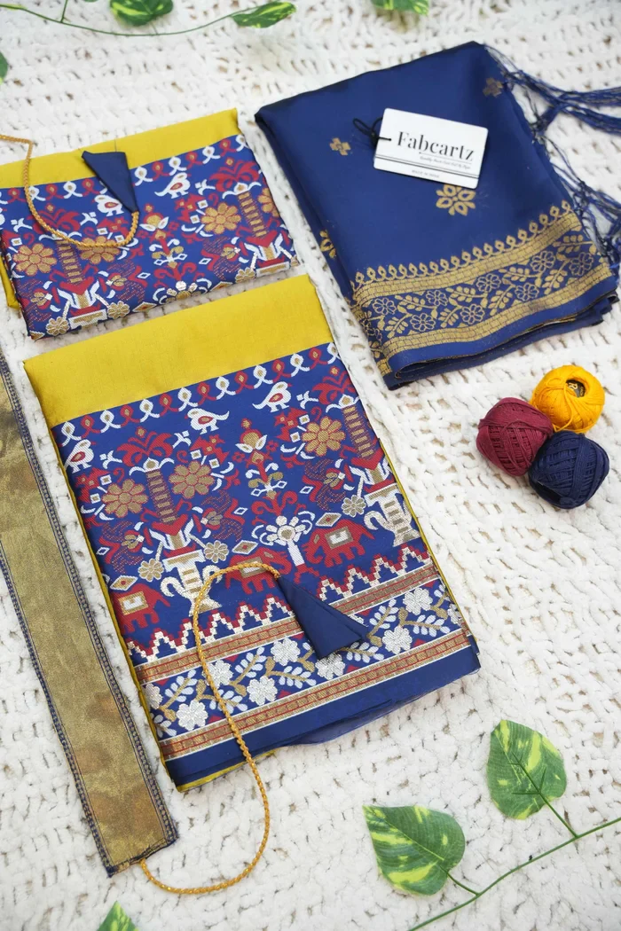 New Kids Traditional South Indian Half Saree JagviKIDS - Image 9