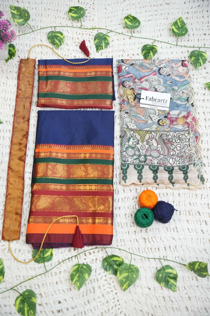 New Kids Traditional South Indian Half Saree JugnooKIDS - Image 20