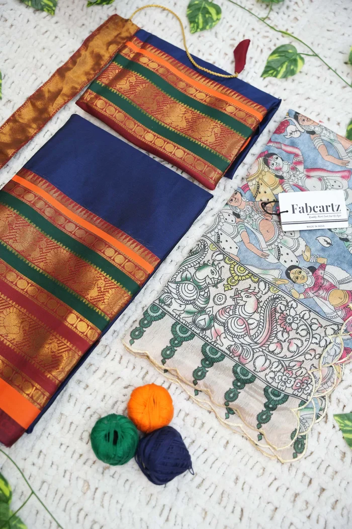New Kids Traditional South Indian Half Saree JugnooKIDS - Image 22