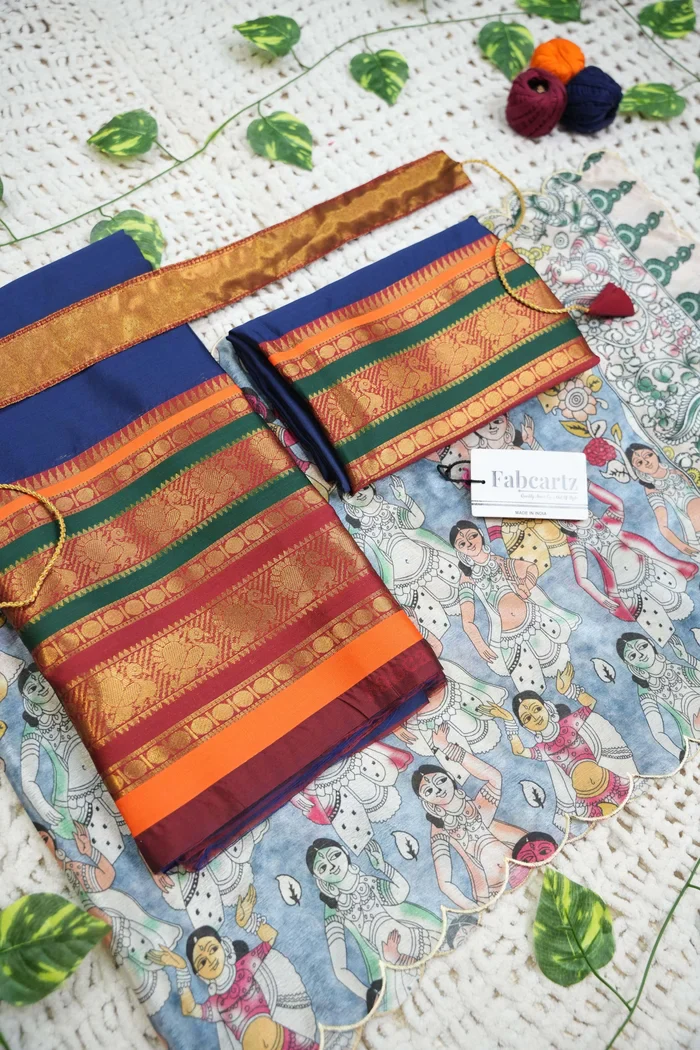 New Kids Traditional South Indian Half Saree JugnooKIDS - Image 23
