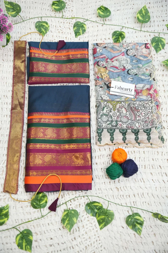 New Kids Traditional South Indian Half Saree JugnooKIDS - Image 26