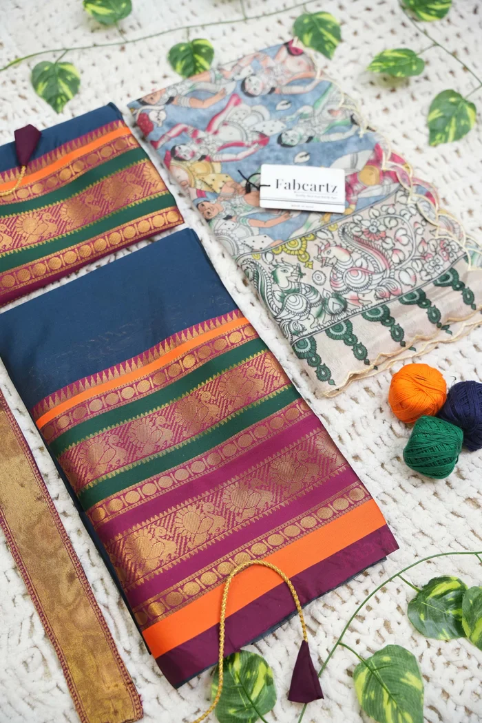 New Kids Traditional South Indian Half Saree JugnooKIDS - Image 27
