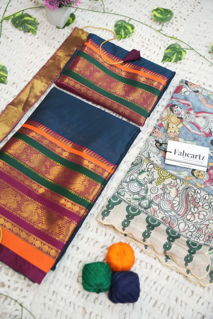 New Kids Traditional South Indian Half Saree JugnooKIDS - Image 28
