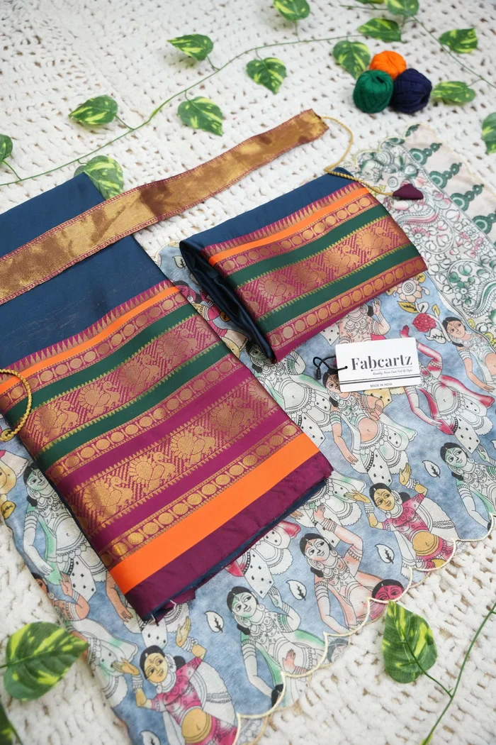 New Kids Traditional South Indian Half Saree JugnooKIDS - Image 29