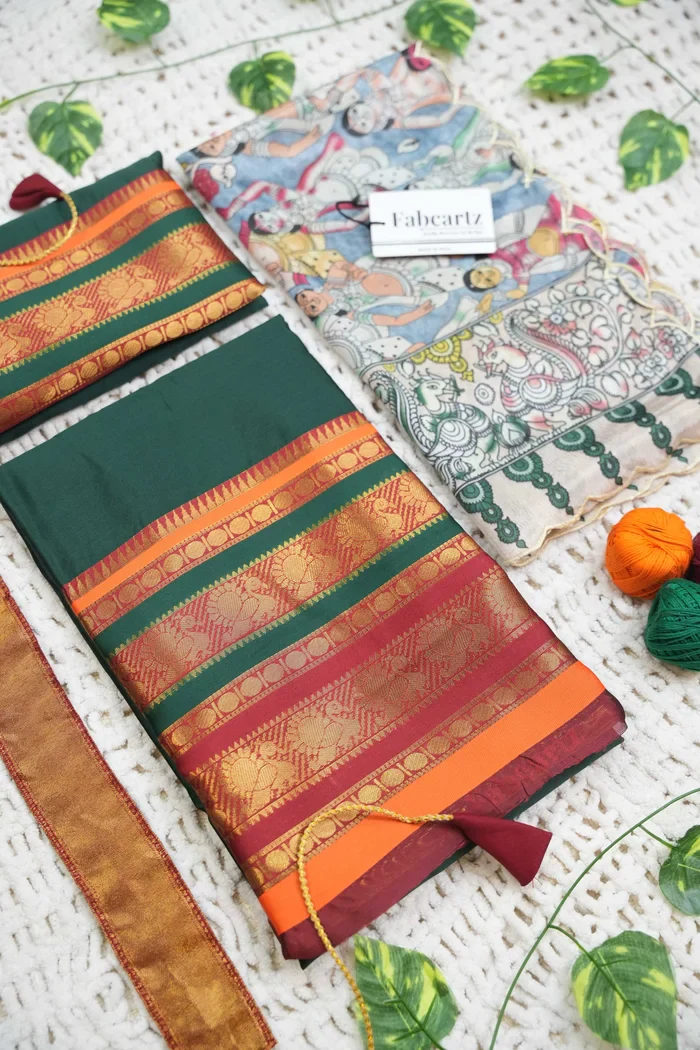 New Kids Traditional South Indian Half Saree JugnooKIDS - Image 3
