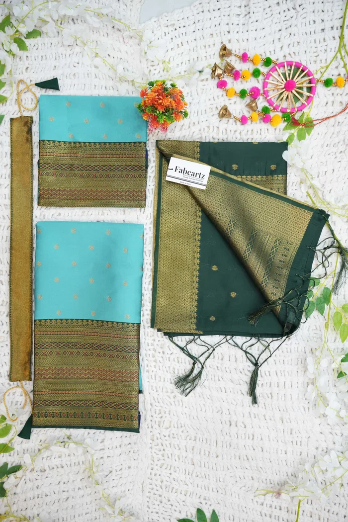 New Kids Traditional South Indian Half Saree LangharKIDS - Image 28