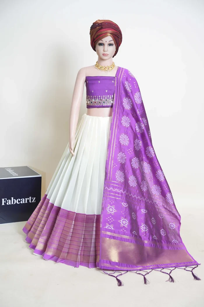 New Kids Traditional South Indian Half Saree MyritiKIDS - Image 13