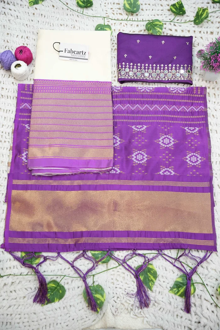 New Kids Traditional South Indian Half Saree MyritiKIDS - Image 18