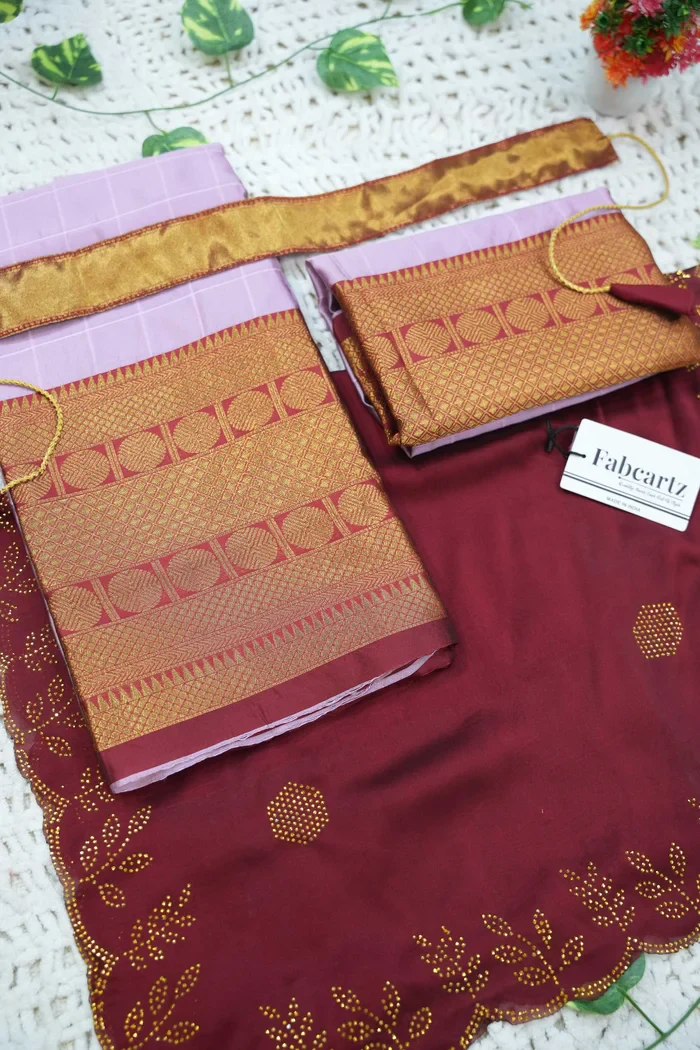 New Kids Traditional South Indian Half Saree SaraswatiKIDS - Image 35