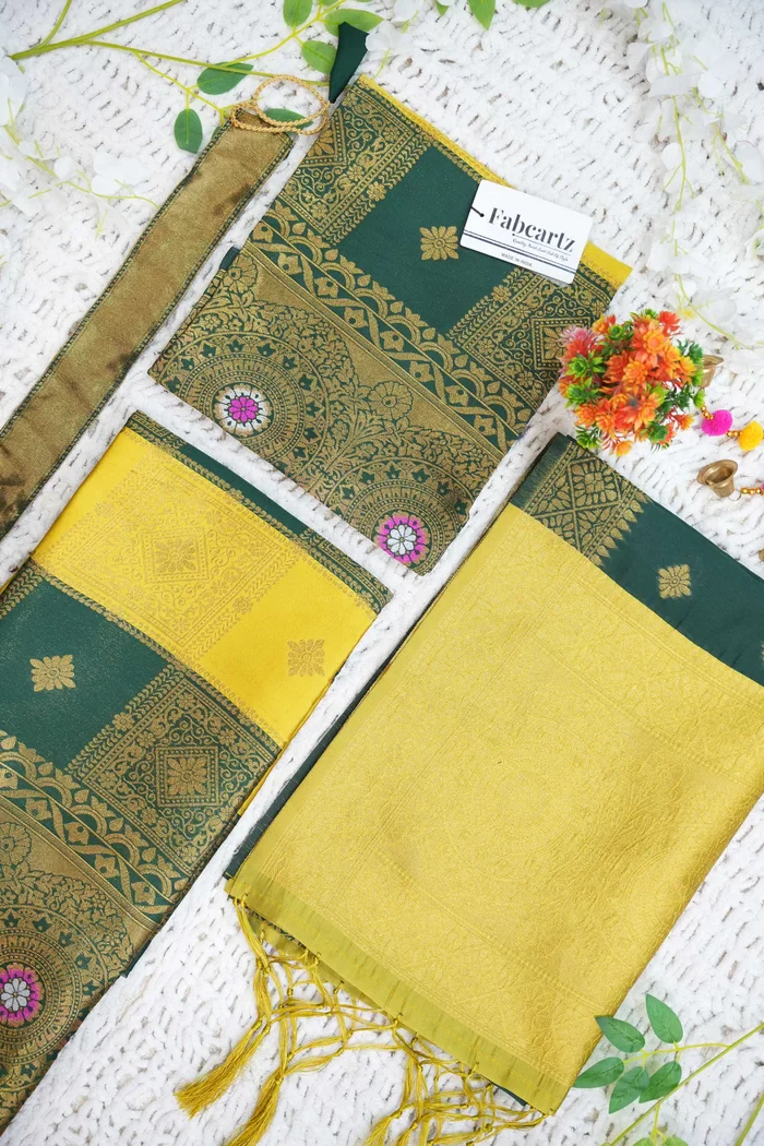 New Kids Traditional South Indian Half Saree Vishnu Kids - Image 22