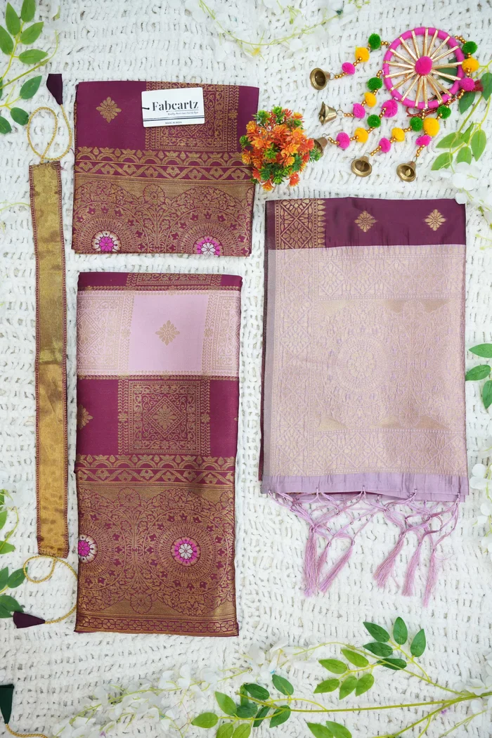 New Kids Traditional South Indian Half Saree Vishnu Kids - Image 26