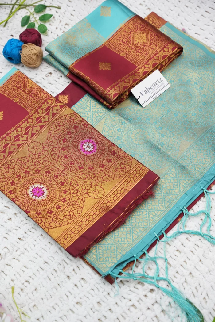 New Kids Traditional South Indian Half Saree Vishnu Kids - Image 32