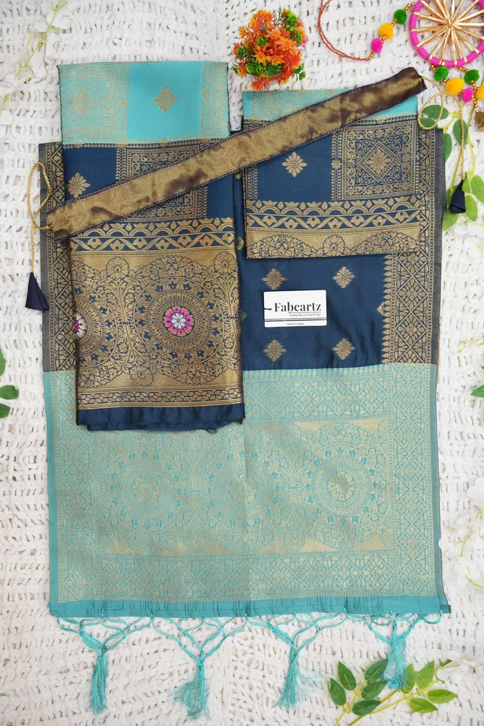 New Kids Traditional South Indian Half Saree Vishnu Kids - Image 6