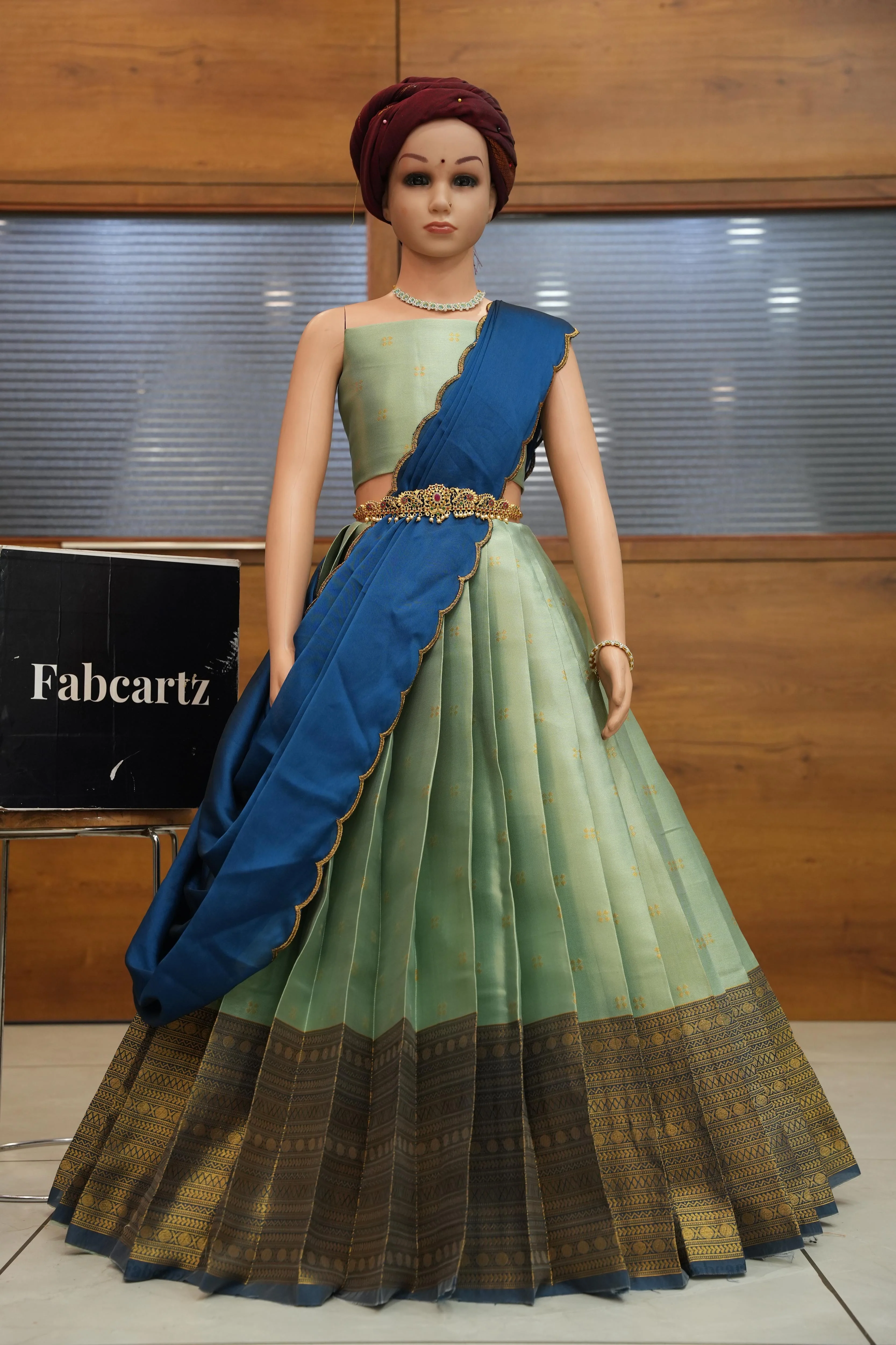 New Kids Traditional South Indian Half Saree YogeshwariKIDS - Image 32
