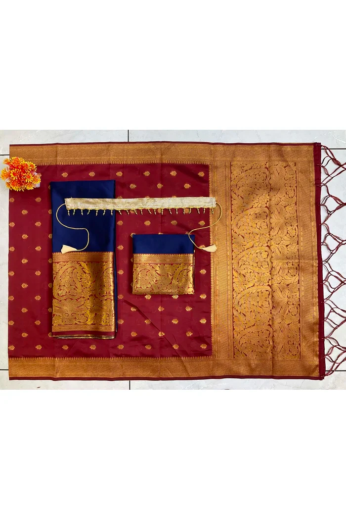 South Indian Festival Traditional Half Saree Aarvi - Image 67